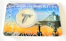 Lockheed SR-71 Blackbird 50c Solomon Islands Collectable Coin On Card