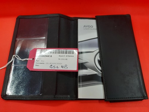 Toyota aygo handbook 2006 - ,