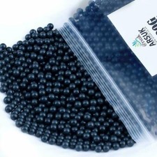 500 BLACK PLASTIC BB GUN PELLETS BULLETS 0.20g 6MM BAGGED / CATAPULT AMMO BALLS 