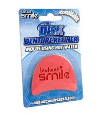 Instant Smile The Disk Denture Reliner Remouldable For A Perfect Fit