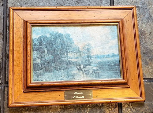 Constable haywain framed - j,