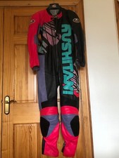 Manx Kushitani One-Piece Leathers Early 90s, Worn, Great Condition, Collectible