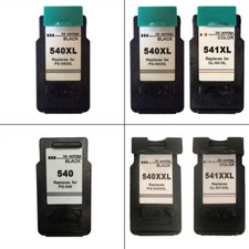 PG540 / CL541 / XL / XXL / Black / Colour Ink Cartridges For Canon PIXMA MG3650 