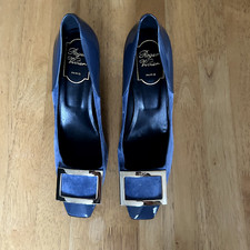 Roger Vivier Paris Blue Suede