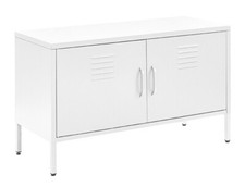 Metal TV Stand Cabinet Retro Low Sideboard Cabinet Buffet Retro Cupboard 100cm