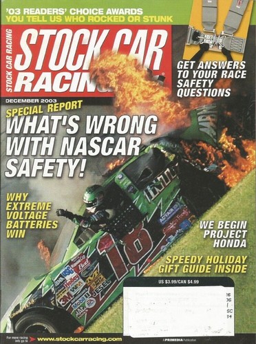 Stock car racing 2003 dec - racing,