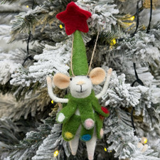 Christmas mouse hanging