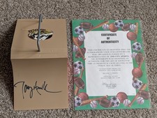 Tony hawk autographed tech - tony,