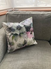 Modern Floral Home-made cushion.  Beautiful modern design of Convolvulous.