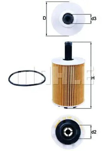 Oil filter - oil, insert