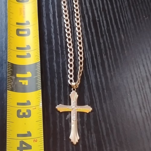 10k necklace cross - necklace, pendant