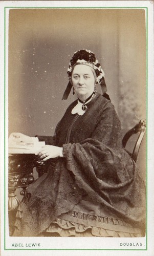 1871 isle man cdv - cdv, lady