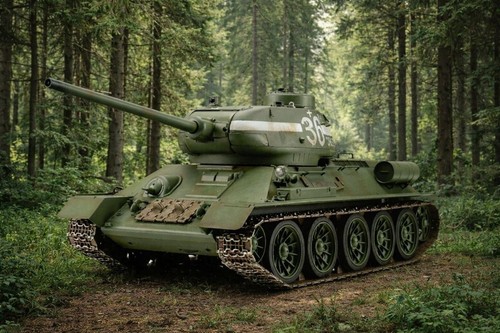 34 85 green - 1/16, t-34/85