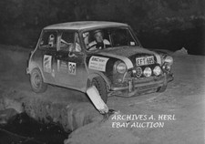 Mini Cooper S  - 1966  Rally car automobile racing photograph