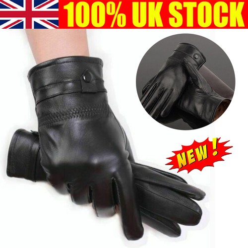 Ladies men leather gloves - ladies, men's