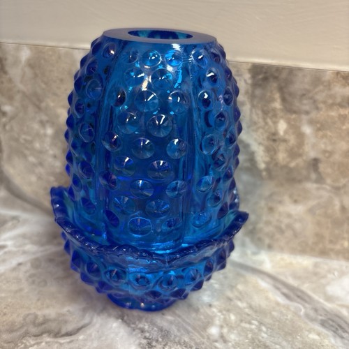 Fenton colonial blue hobnail - colonial,