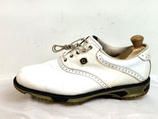 FootJoy DryJoys Tour men Golf shoes Leather White UK 8.5 EU 42.5