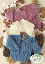 Children's Jacket Jumper Aran