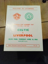 Liverpool V Celtic 1966 Cup
