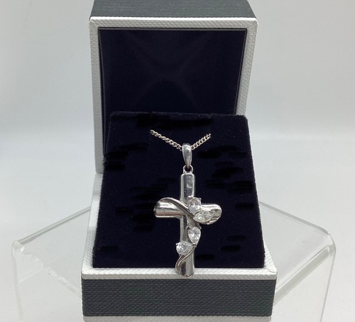 Solid silver and crystal - solid, set