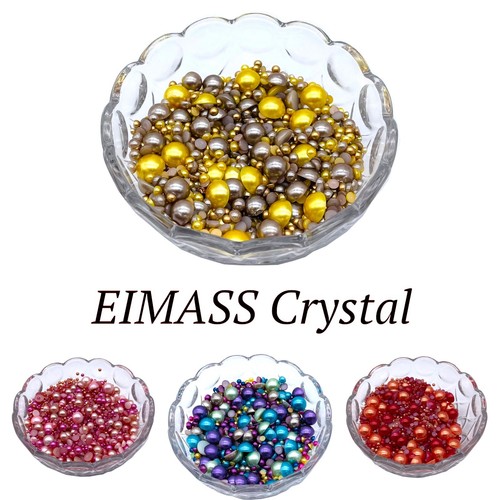 Flat back pearls - back, eimass®