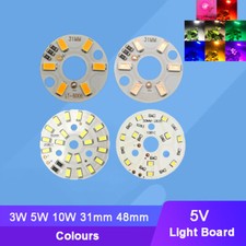 2pcs 5V LED White Warm 4000K