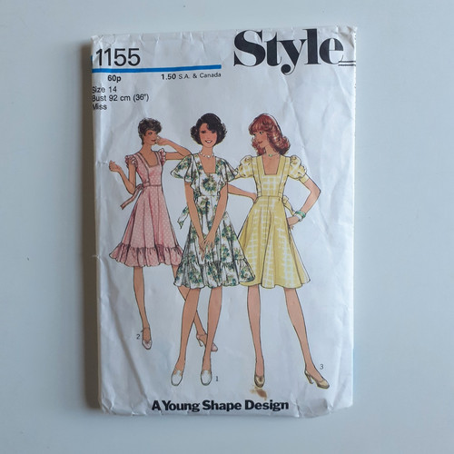 Vintage 1975 sewing pattern
