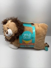 Brown Stuffed Lion Wild for