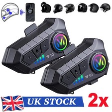 2x Bluetooth Motorcycle Helmet