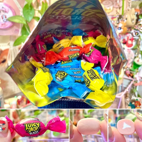 Bazooka juicy drop blast - drop, chews