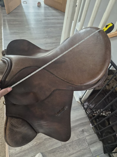 Ideal brown leather saddle - ideal,