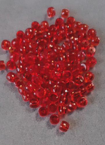 100 10mm red acrylic - red,