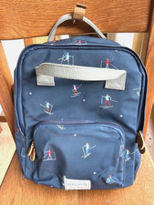 BRAKEBURN, BLUE MEDIUM SIZE BACKPACK WITH HANDLES. GOOD CONDITION