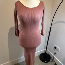 Zara women pink dress - zara,