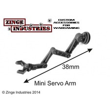 Zinge Industries 28mm Human Scale Robotic Servo Arm Mini Set Forest Sprue SSER04
