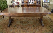 Oak refectory table - oak,