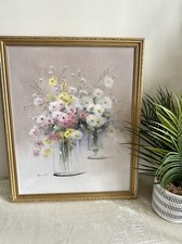 Flower Bouquets Framed Wall Art
