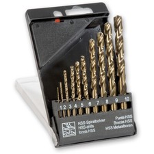 Axminster 10 Piece Cobalt/HSS