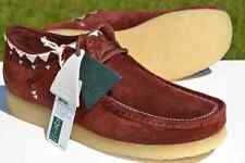 NEW MENS CLARKS ORIGINALS WALLABEE COLA BROWN SUEDE SHOES UK SIZE 8.5