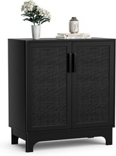 Anmytek Black Rattan Storage