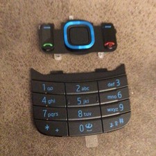 GENUINE ORIGINAL NOKIA 6600s SLIDE MOBILE PHONE REPLACEMENT BLACK KEYPADS