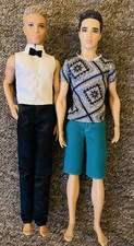 Two Barbie Ken Dolls