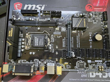 Gigabyte GA H110-D3A & Intel i5 6600 CPU - Tested, Latest BIOS, I/O Sheild,