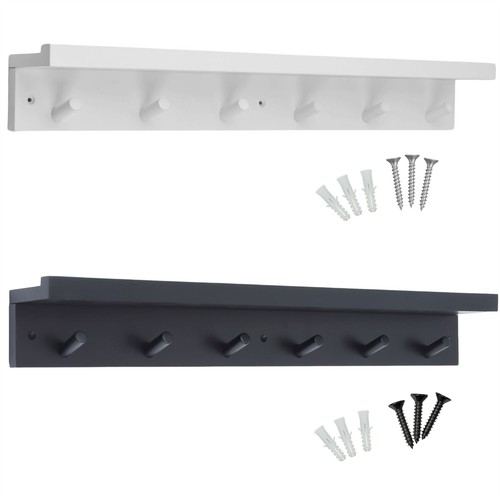 Coat hooks with shelf - with, 68cm
