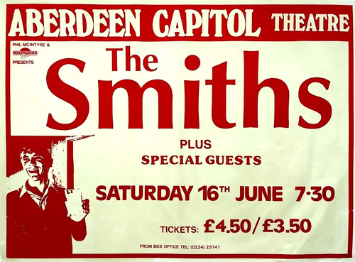 The smiths 1984 concert poster - 1984,