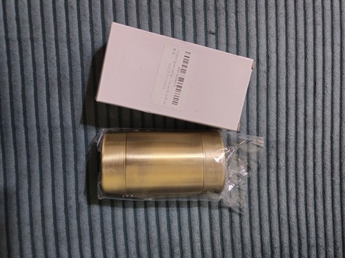 Bronze oval metal cigarette - metal,