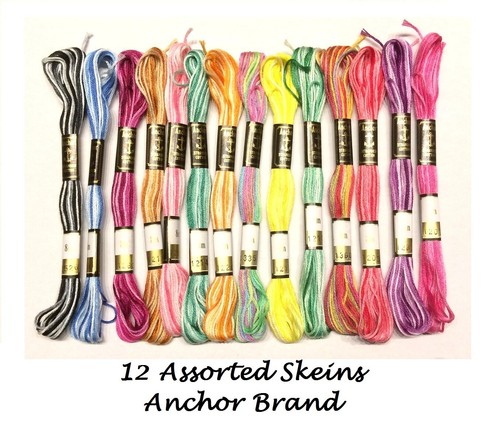 Anchor pearl cotton skeins - 12,