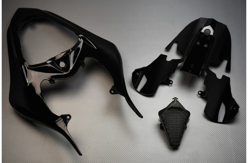 Black rear tail fairing smoke - black,