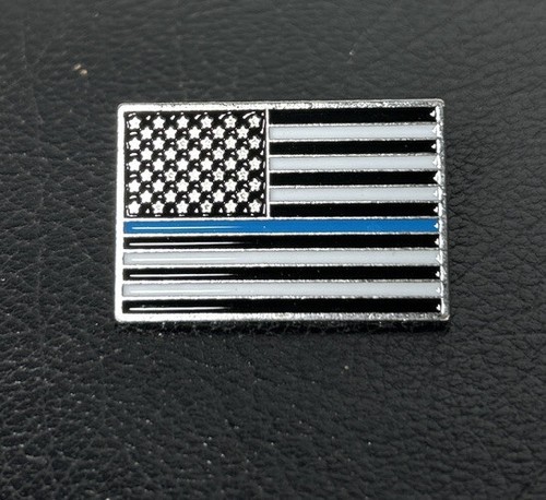 Thin blue line american flag - blue,