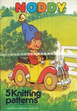 NODDY 5 KNITTING PATTERNS BY GARY KENNEDY (INTARSIA) - [LOT 520]